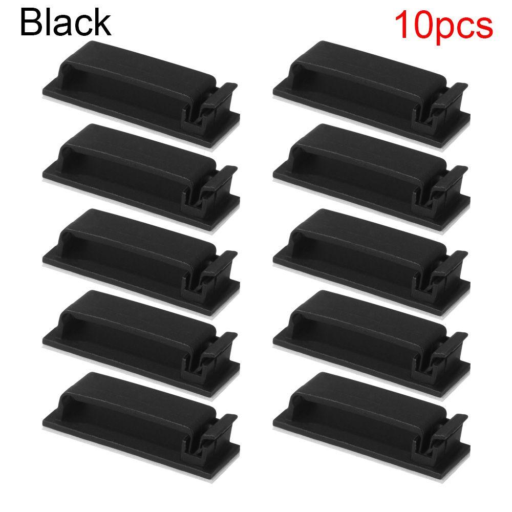 Автомобильный зажим для проводов Настольный органайзер для хранения кабелей Стяжка для проводов Кабельный зажим Кабельные клипсы Самоклеящиеся