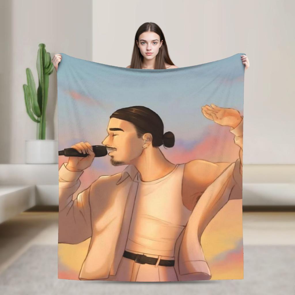 PIERRE GARNIER EVERY SECOND  Blanket  Camping Flannel Throw Blanket For Home Decor Soft Customized Quality Bedspread