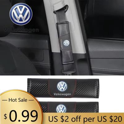 Для VOLKSWAGEN VW Накладка на ремень безопасности, Наплечник-защита для Volkswagen Polo Golf Touareg Passat B5 Touran Beetle Tiguan Sag