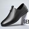 Модные дизайнерские новые однотонные мужские лоферы весна-осень на плоской подошве из мягкой кожи мужские туфли повседневная мужская кожаная обувь