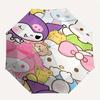 Hello Kitty, Sanrio Автоматический Открывающийся/Закрывающийся Зонт - Милый Зонт с Милым Дизайном, Портативный Компактный 3-Складной Зонт для Мужчин и Женщин, Hallowee