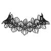 Gothic Black Lace Necklace For Women Girl Boho  Pearl Sexy Lace Choker Punk Dark Lolita Style Halloween Jewelry