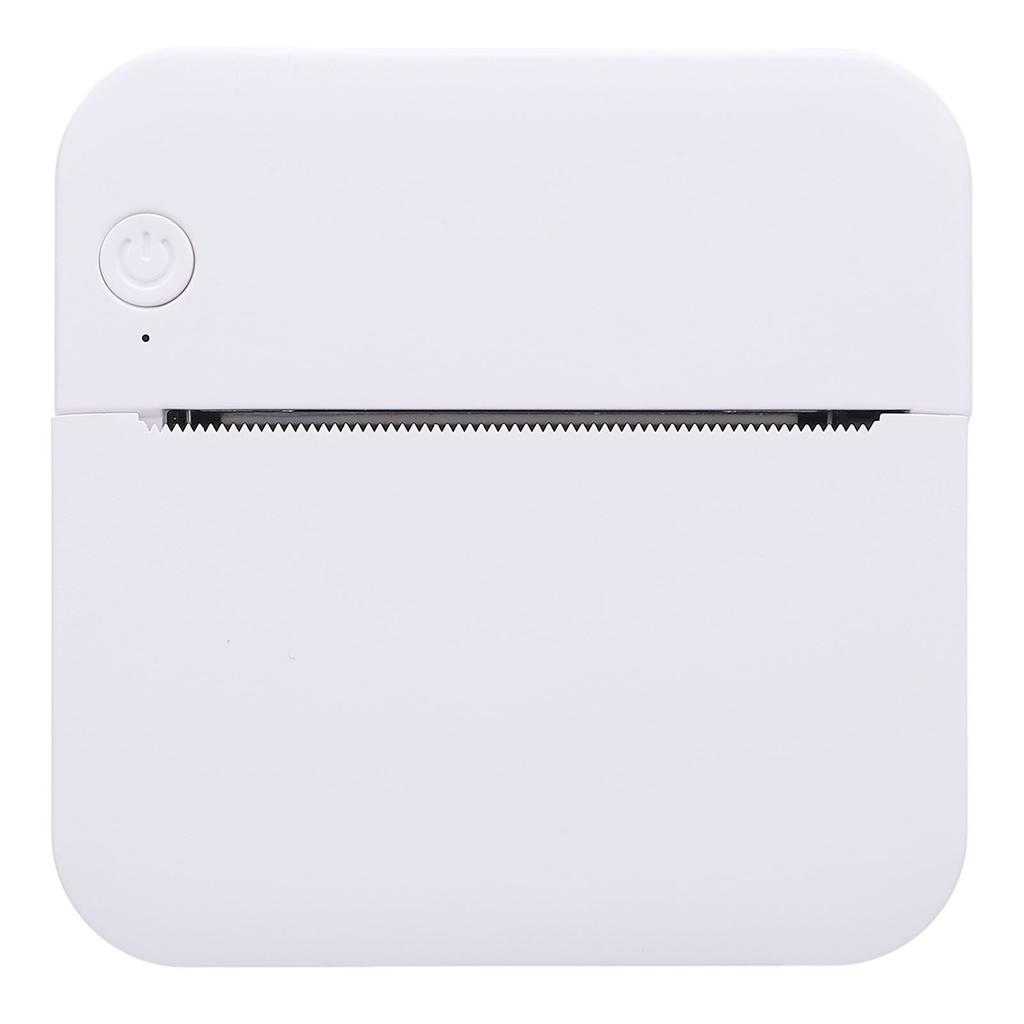Портативный термопринтер без чернил, беспроводной Bluetooth, 200 DPI, черно-белая печать, портативный карманный принтер для фото