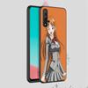 Чехол DT31 Bleach Anime для iPhone 16 15 Plus 14 13 12 11 Pro 8 7 6S 6 SE 5S X XR XS Max Realme C30 C33 C31 9I Huawei P30 черный мягкий чехол