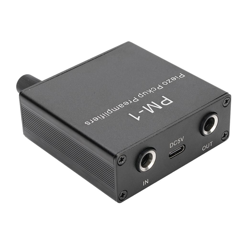 Пьезоэлектрический предусилитель звукоснимателя, компактный поверхностный монтаж, перезаряжаемый гитарный предусилитель звукоснимателя с низким