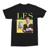 Les Dennis Retro 90s Bootleg Style Black T-Shirt
