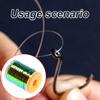 Fly Tying Flat Peacock Tinsel Spool Flat Metallic Fly Tying Tinsel Saltwater Flash Fly Tying Materials Easy To Use