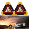 Emergency Breakdown Alarm Lamp Triangle Warning Sign Outdoor Camping Car LED Work Light Portable Road Safety Flashing Light On Hand