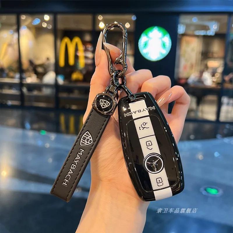 Car Remote Key Case Cover Shell Fob For Mercedes Benz A C E S G Class W177 W205 W213 X167 W222 CLA GLE GLB GLS AMG Maybach QU3