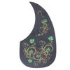 Acoustic Guitar Pickguard PVC Self Adhesive Decorative Guitar Scratch Plate for 40in 41in