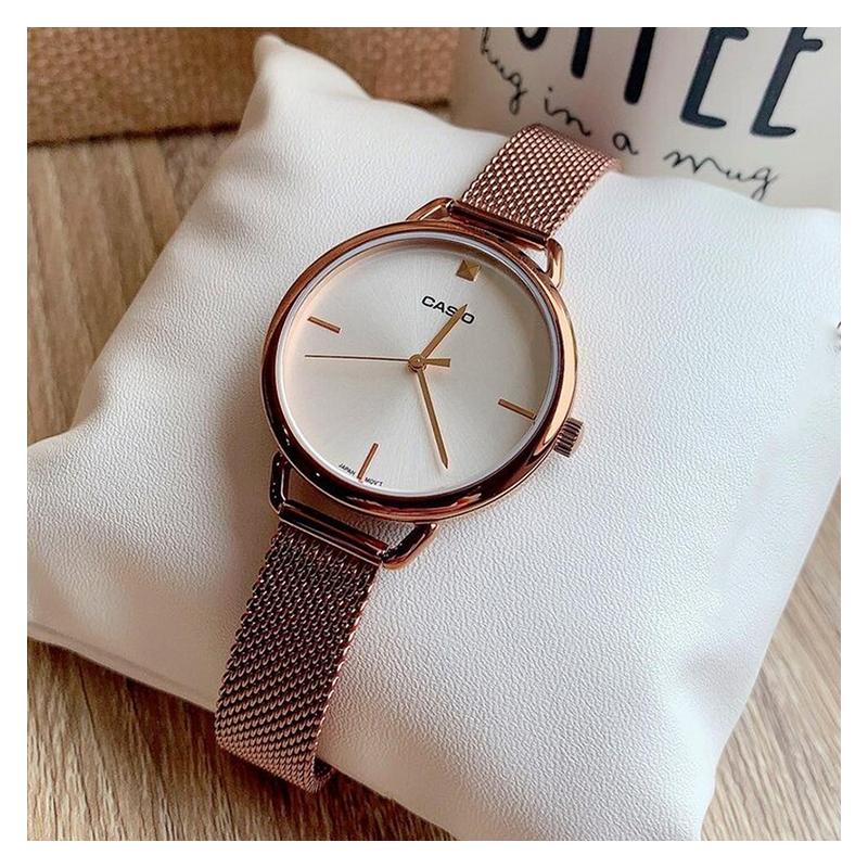 Casio Серия STANDARD серия DRESS Модный тренд деловой повседневный классический стрелочный циферблат статус таймера регулируемая застежка кварцевый LTP-E415MR-7CDF