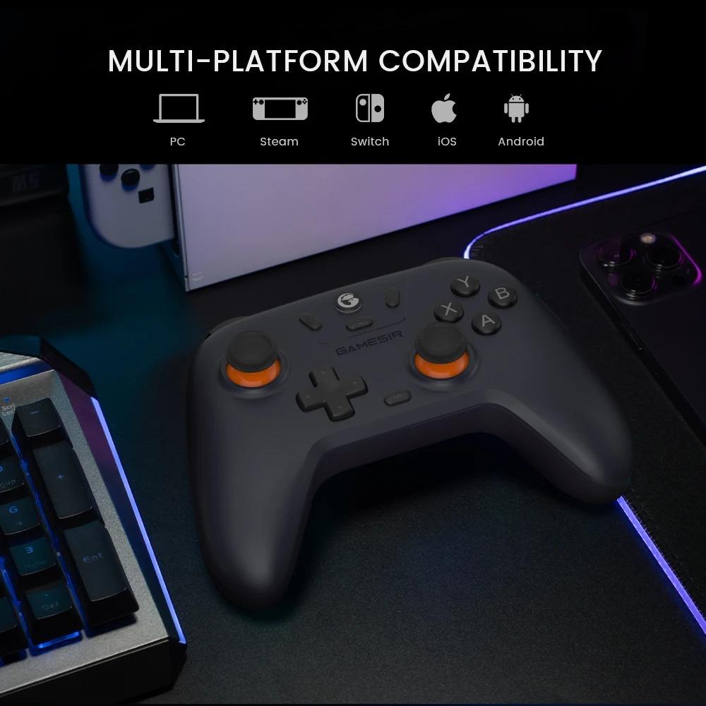 Беспроводной геймпад GameSir Nova Lite, Bluetooth-контроллер для игр с эффектом Холла для Switch, Android, iOS, ПК, игр в Steam