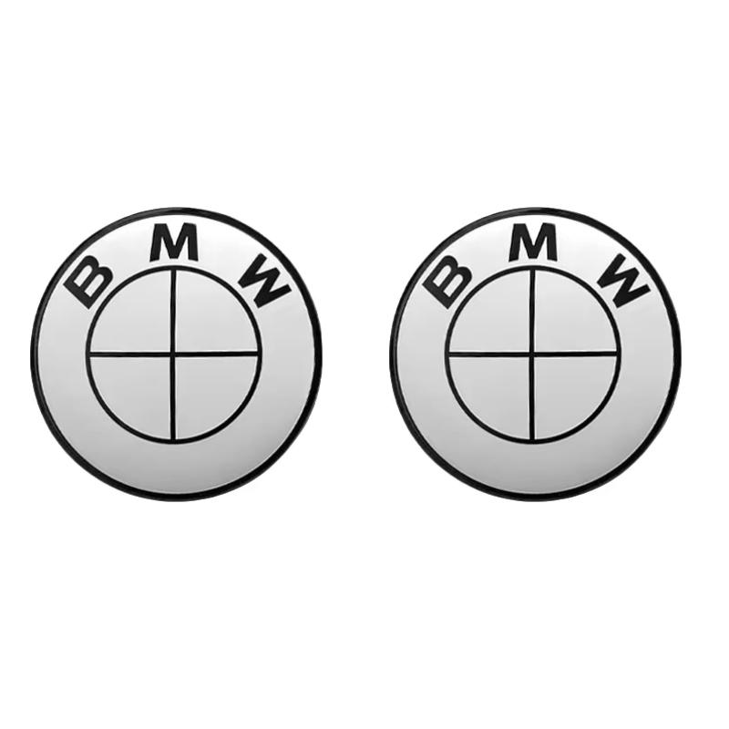 2pcs/set 82mm or 74mm for BMW X1 X3x30f34f36 car hood badge ABS badge accessories for car trunk.2 stuck feet