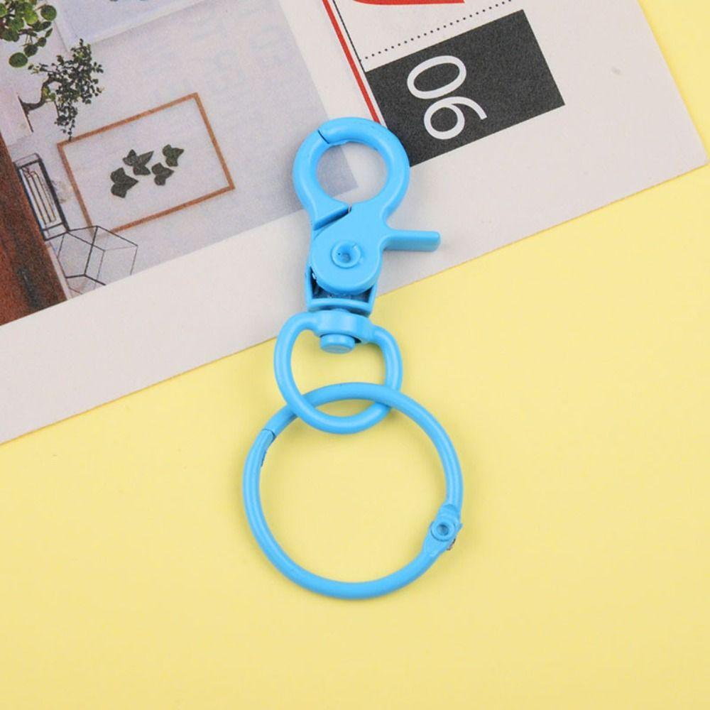Snap Buckle Hooks Jewelry DIY Buckle Connector Spring Clasp for Keychain Craft Lovers