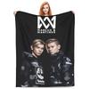 Постельное белье Marcus And Martinus для мальчиков-близнецов, пледы, певец MM, фланелевое покрывало для дивана, кровати, удобный чехол для диван-кровати