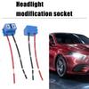 2 Pcs Car H7 Halogen Bulb Socket Headlight Ceramic Bulb Holder Extension Car Lamp Adapter Socket Connector Car Accessories