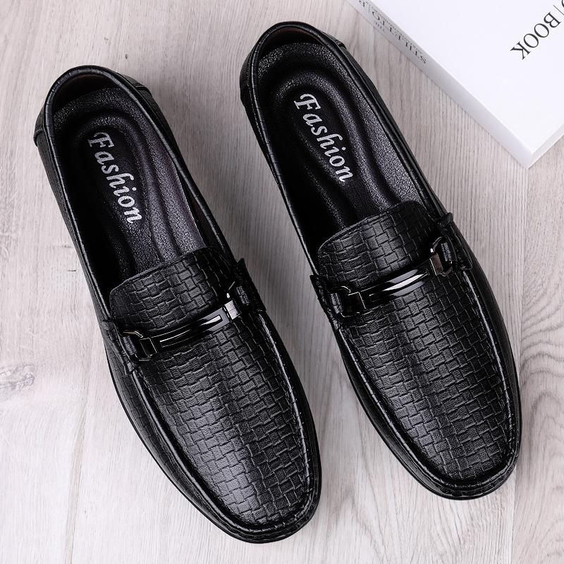 Luxury Men Loafers Real Leather Shoes Fashion Men Boat Shoes Brand Men Casual Genuine Leather Shoes Male Luxe Driving Flat Shoes