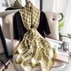 High-quality Luxurious Silk Scarves Headband Scarfs Neck Scarf For Women Chain Silk Scarf Women's Decorative Shawl