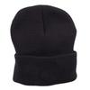 Черная теплая шапка из высокоэластичного акрилового волокна, термошапка для осени и зимы, черное украшение Imp
