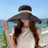 Рыбацкая шляпа с большими полями, летняя уличная шляпа от солнца с бантом, туристическая шляпа от солнца, женская пляжная шляпа-ведро