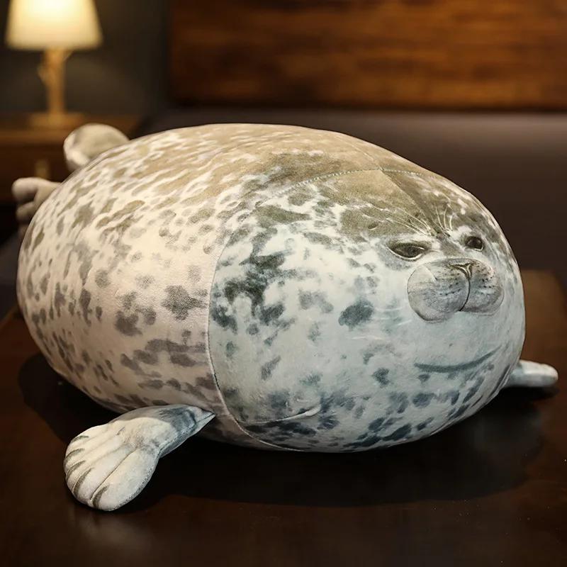 20 см Angry Blob Seal Pillow Chubby 3D новинка кукла морского льва плюшевая мягкая игрушка детская подушка для сна подарки для детей девочек