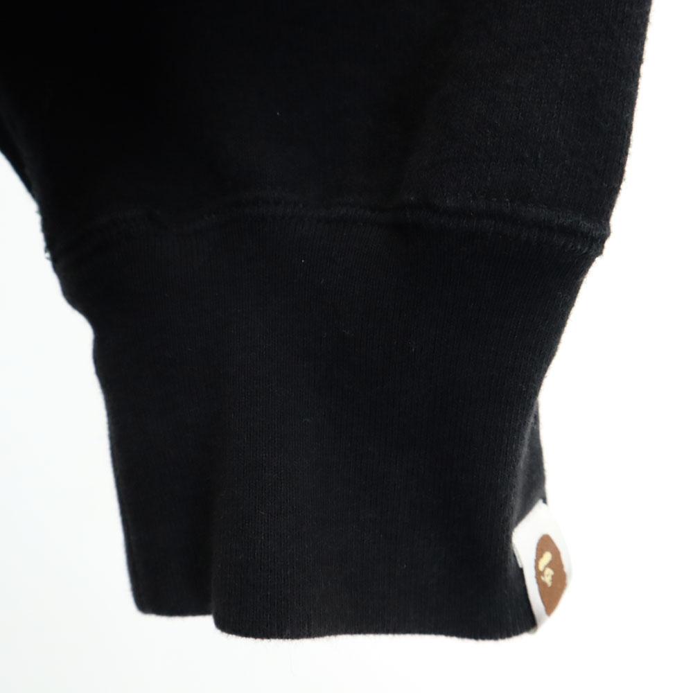 A Bathing Ape Свитшот с длинным рукавом с принтом на спине 2XL черный С начесом на спине Мужской Б/у