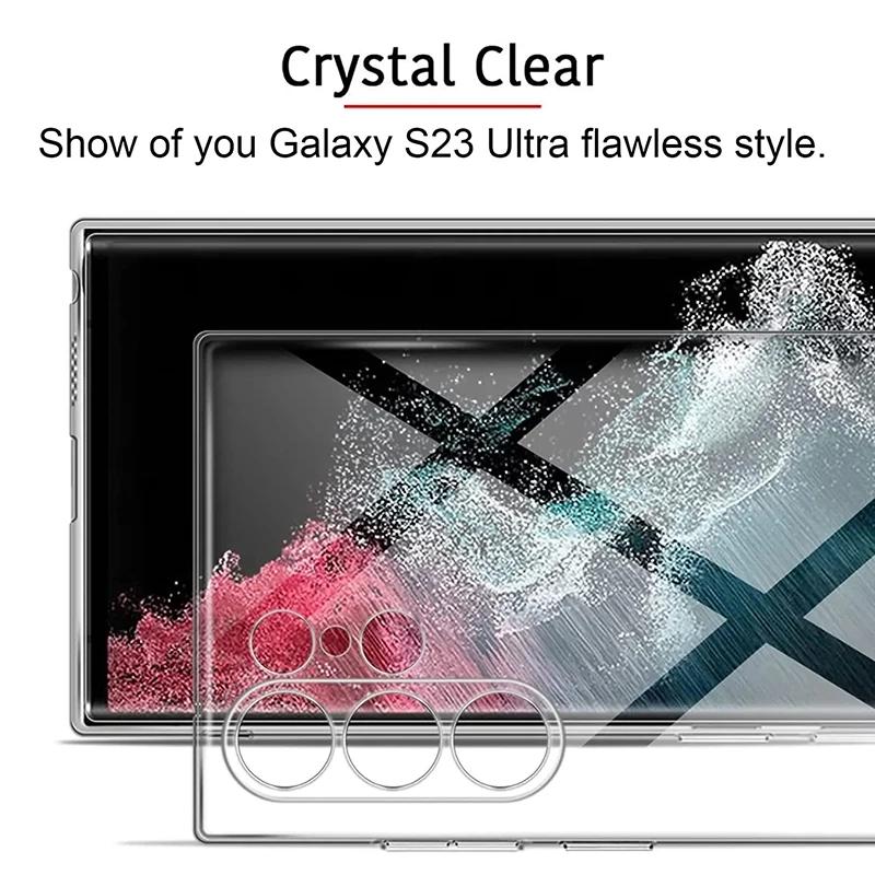 Мягкий силиконовый прозрачный чехол для Samsung Galaxy S24 S23 Ultra Plus A05S A15 A25 A34 A54 A23 A33 A53 A73 A04S A14 A24 A34 A13 A32 A52 A72 5G 4G задняя крышка