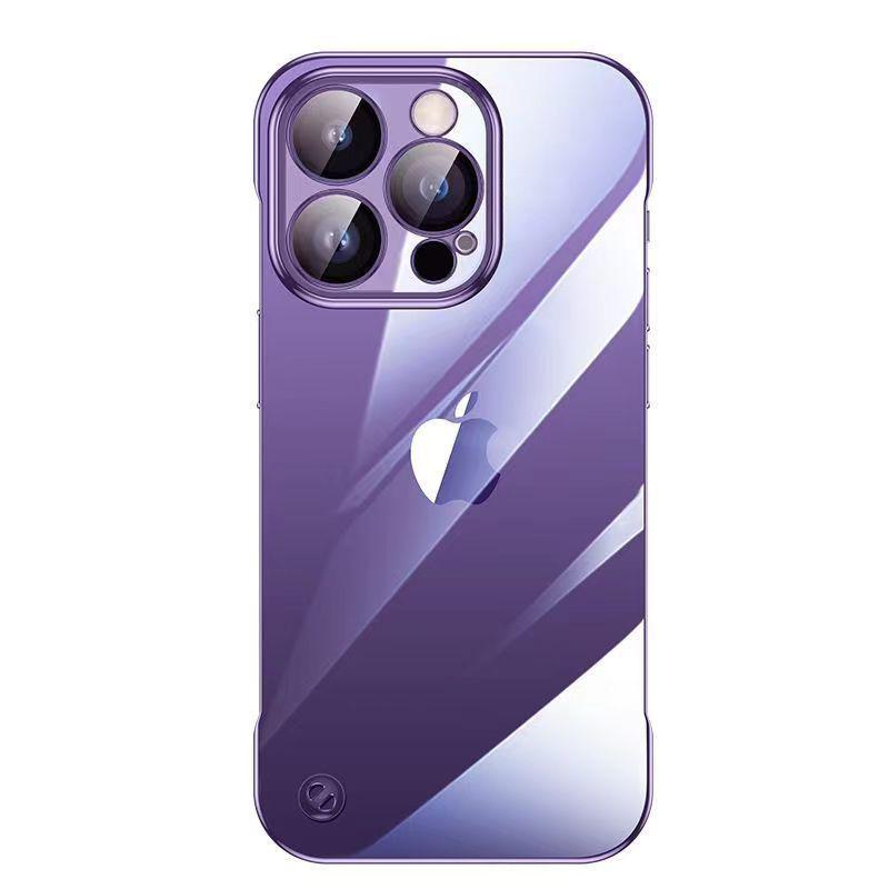 Ультратонкий прозрачный защитный чехол-накладка для iPhone17 - ПК, без рамки, с гальваническим покрытием, совместимый с Apple 14