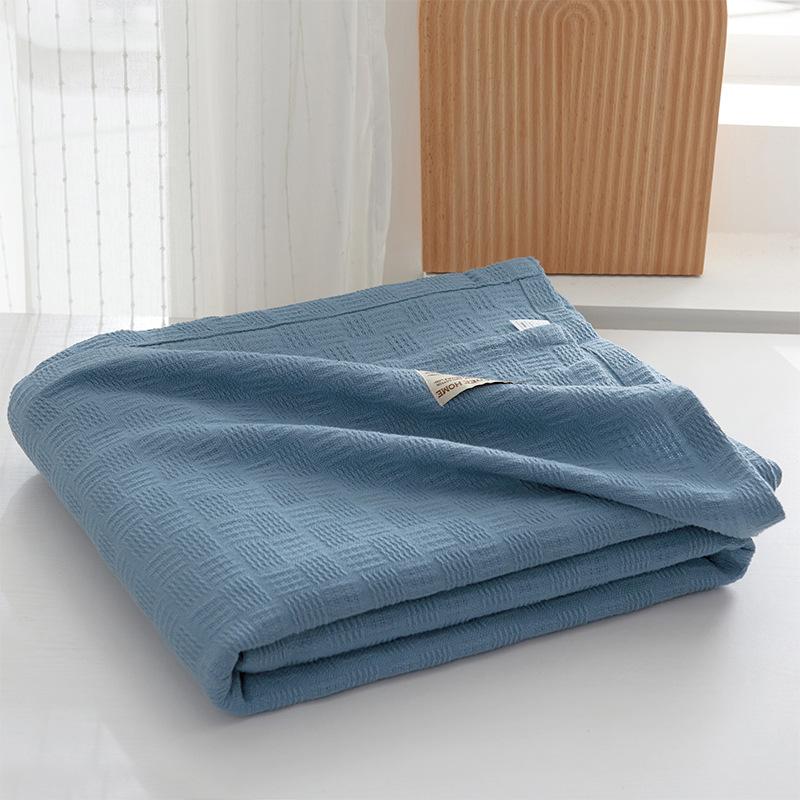 Постельное белье из 100% хлопка, обычное одеяло, одеяло, полностью хлопок, однотонное летнее одеяло, марля, одеяло, одеяло