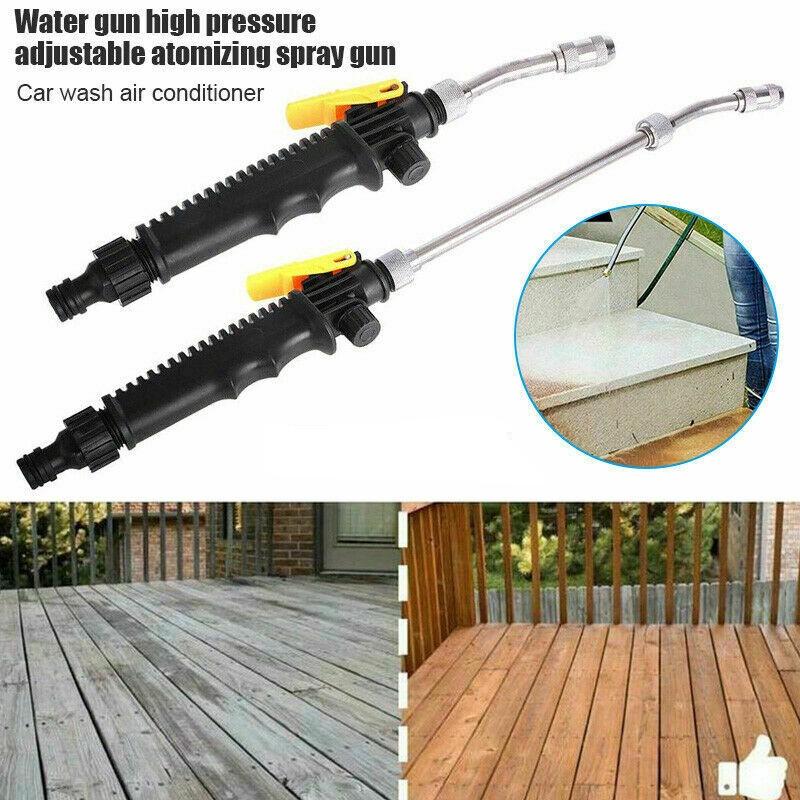 Versatile 48cm 2 In 1 High Pressure Power Washer Water Spray Gun Hose Nozzle For Efficient Cleaning