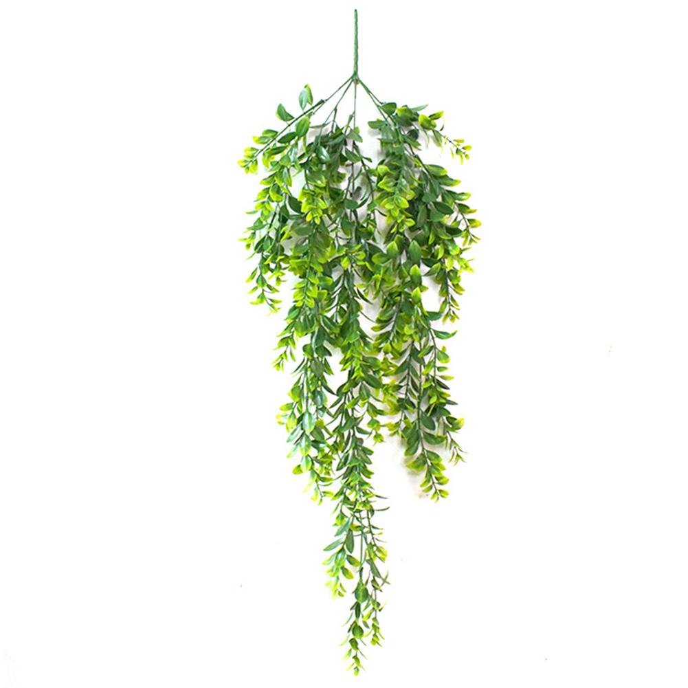 Artificial Hanging Plants Fake Vine Leaves For Wall Home Room Garden Wedding Garland Outside Decor