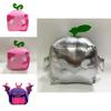 Мягкая игрушка Blox Fruits в коробке с леопардовым принтом фиолетового цвета, мягкая и пушистая фигурка животного