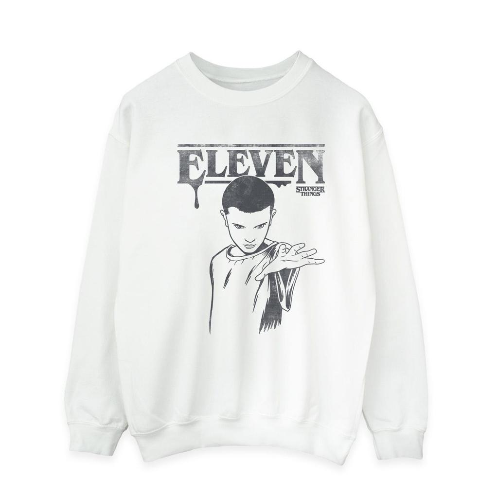 Netflix Mens Stranger Things Dark Eleven Sweatshirt