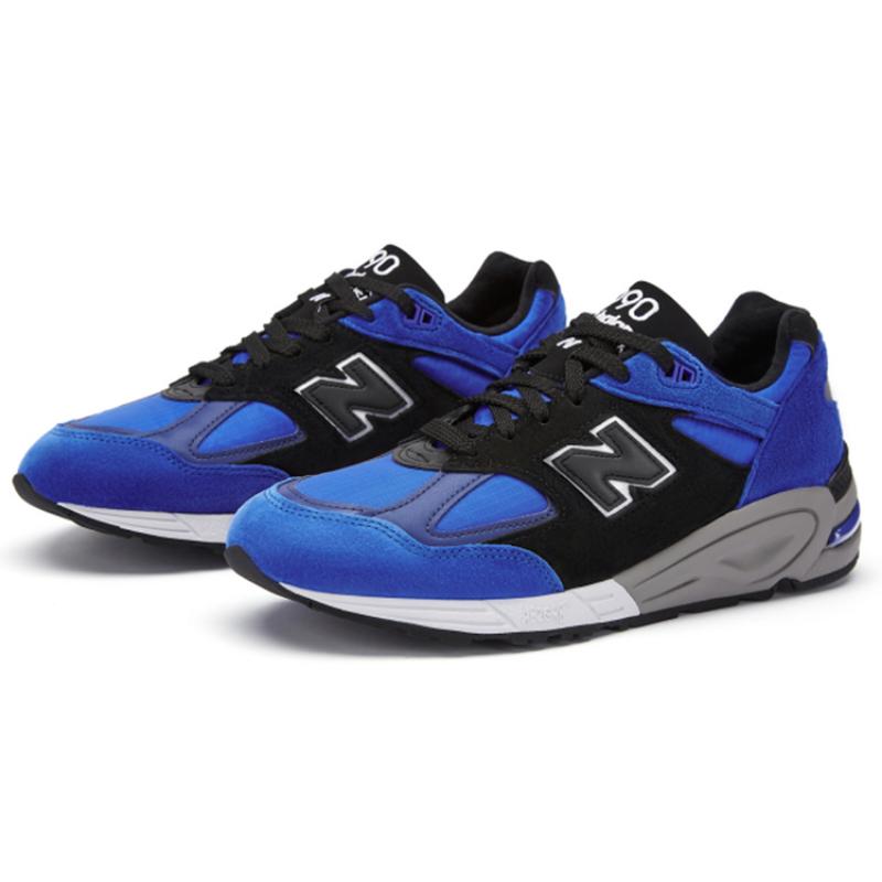 New Balance 990v2 Королевский синий Черные кроссовки M990PL2