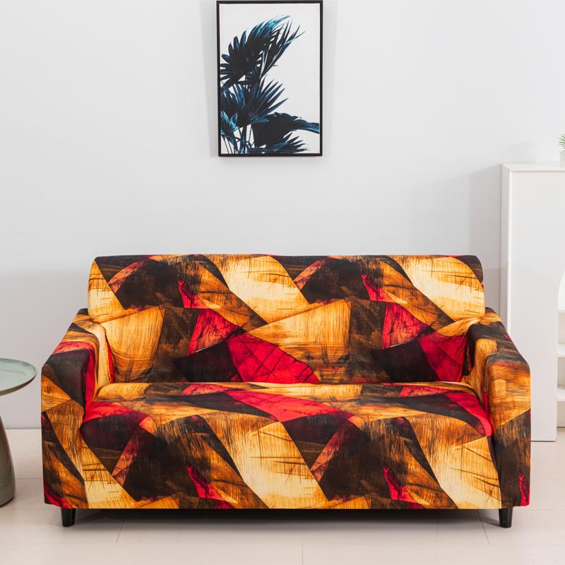 Floral Sofa Cover Fit L-Shaped Stretch Modern Chair Couch Cover Sofa Covers For Living Room Furniture Protector 1/2/3/4 Seater