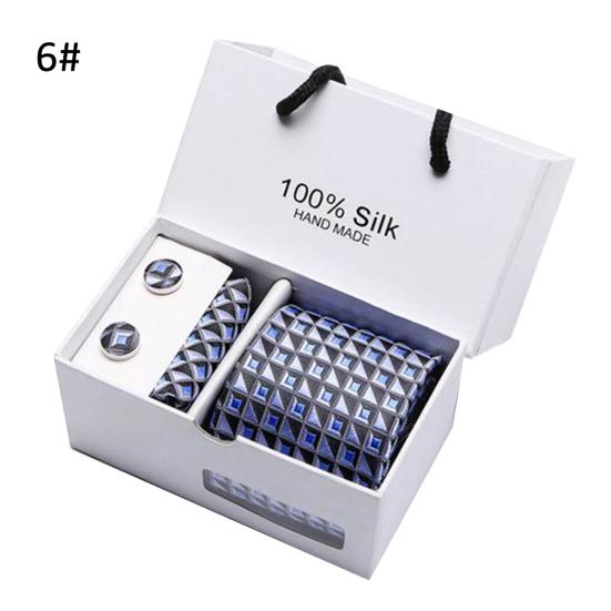 5 шт. Мужской носовой платок, запонка, галстук, костюм, аксессуары для свадебной вечеринки?Подарок