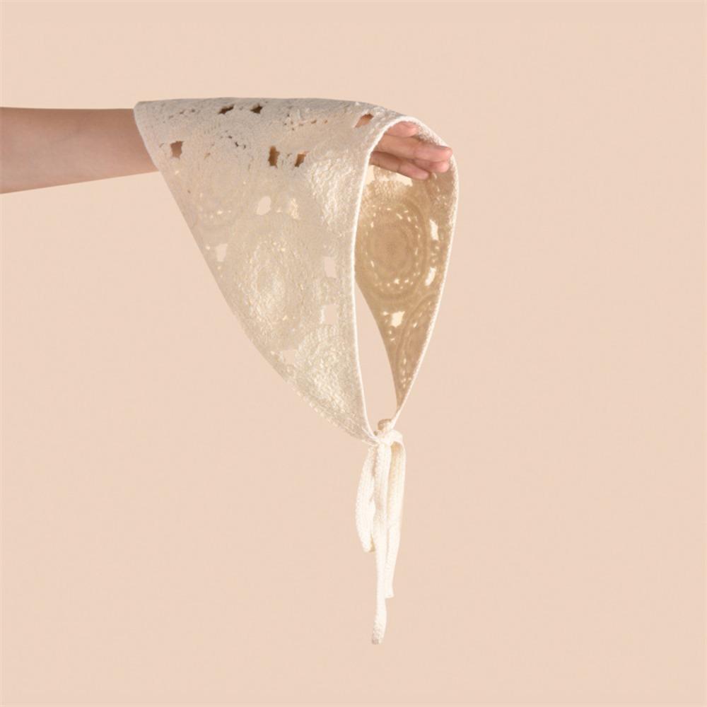 Crochet Bandana Ribbon Headwear New Style Hair Accessories  Summer