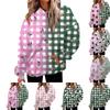 Women's Casual Fashion Witch Print Long-Sleeve Hooded Sweatshirt With Pockets