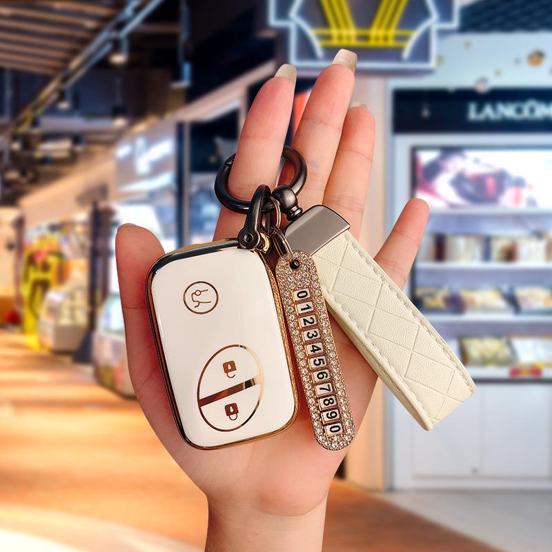 BYD I3 Key Case for S6, G3R, L3, S7, F0, E6, M6, Tang - Unisex Car Shell Bag Buckle for Older Models