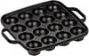 Чугунная жаровня Ishigaki Takoyaki Maker с 16 отверстиями, черная, длина 19 x ширина 23 x высота 3 см, совместимая с IH, совместимая с газовым огнем 3966