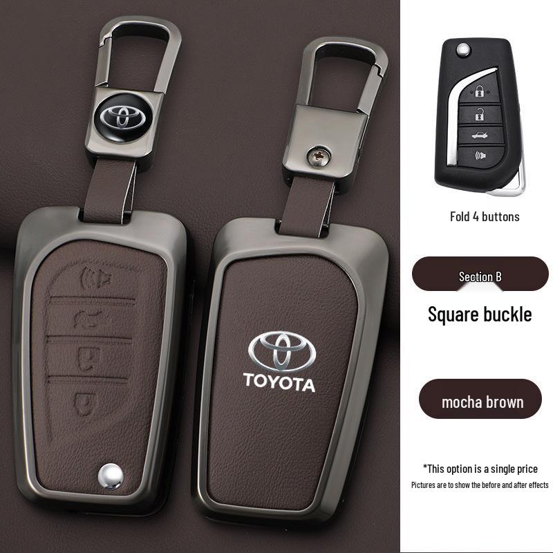 Чехол для ключа Toyota для моделей Corolla, Highlander, RAV4 и Reiz