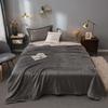 Solid Colour Milk Velvet Blankets Thickened Autumn Winter Sofa Cover Office Nap Comfortable Coral Flannel Rectangle Blanket