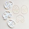 Easter Cookie Cutter Rabbit Mold Stamp Kids Easter Party Bunny Embosser Biscuit Mold Baking Tool Easter Decorations Supplies