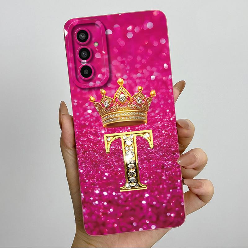 Чехол для Samsung Galaxy M13 M23 Buddy 2, Мягкий силиконовый чехол с буквами и короной для Samsung M13 4G M 23, Ударопрочные задние крышки