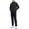 Fila Solid Color Hooded Casual Knit Jacket Men Jackets Black F11M342501F-BK
