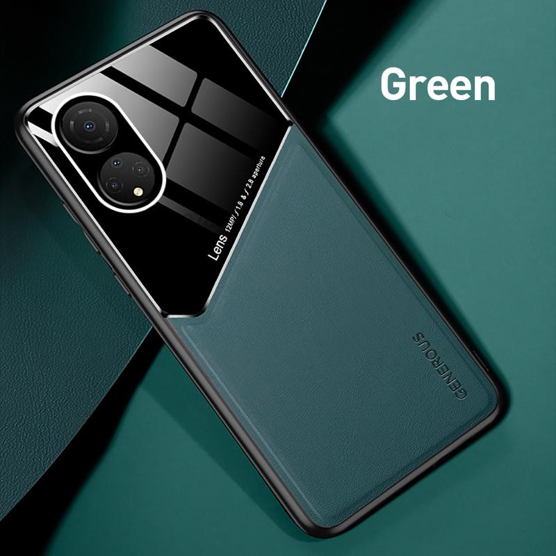 For Honor90 Case Magnetic PU Leather Car Magnetic Hard PC Cover For Huawei Honor 90 Lite 50 70 Honor50 Honor70 Global Phone Case