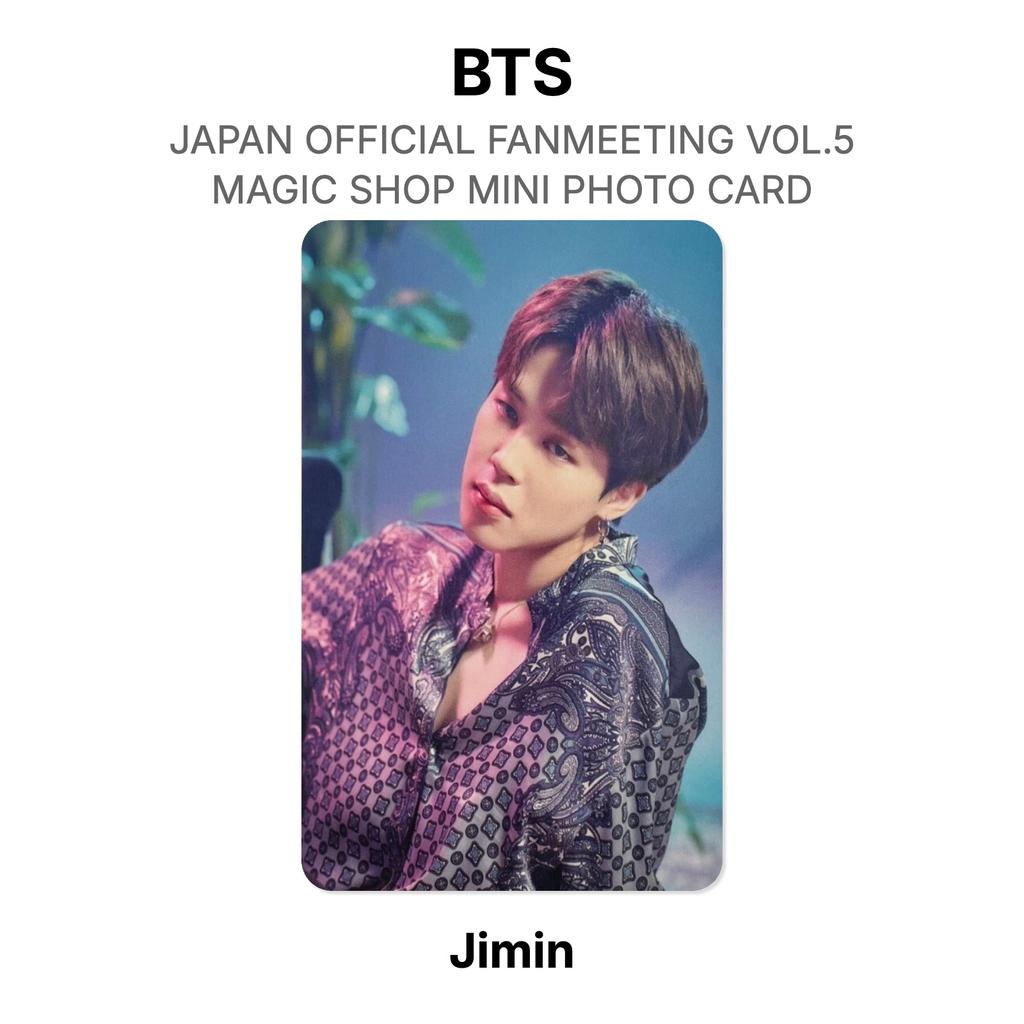 BTS ОФИЦИАЛЬНАЯ ФАН-ВСТРЕЧА В ЯПОНИИ VOL.5 MAGIC SHOP МИНИ-ФОТОКАРТОЧКА Официальная фотокарточка