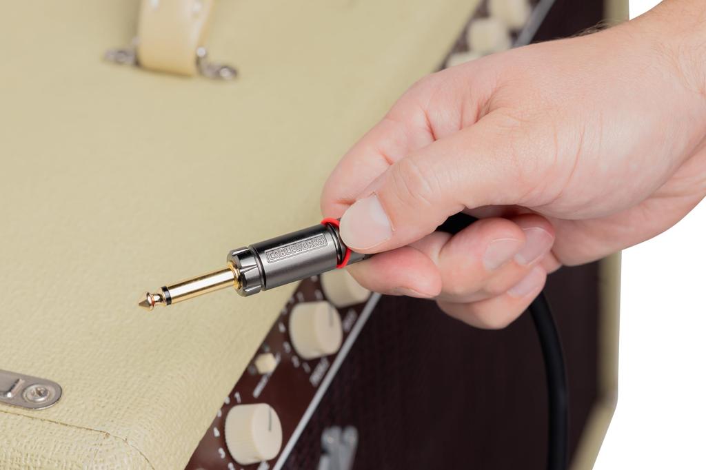 Cableworks by Gator Cases Cableworks Shielded Cable for Headliner Series Guitar/Bass (3ft S/S) GCWH-INS-03 []