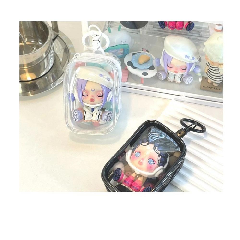 Сумка для прогулок для младенцев 20 см, ПВХ-дисплей с высокой прозрачностью, холст, виниловая плюшевая игрушка-подвеска, сумка для сушки на солнце для использования на открытом воздухе