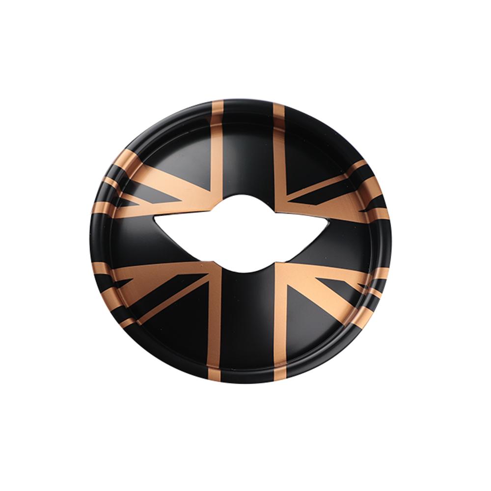 Car Steering Wheel Center Decorative Sticker Cover For MINI ONE Cooper S JCW F54 F55 F56 F57 F60 Countryman Decal Accessories